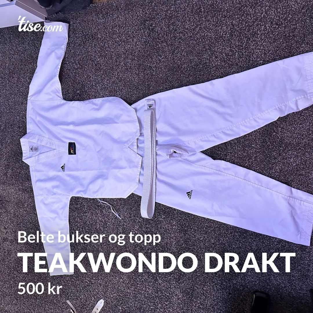 Teakwondo drakt
