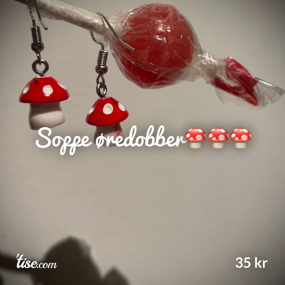 Soppe øredobber🍄🍄🍄