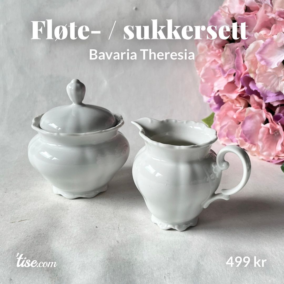 Fløte- / sukkersett