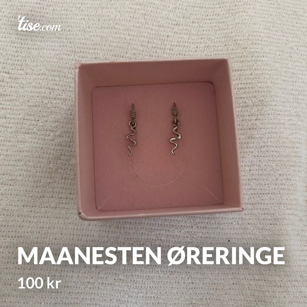 Maanesten øreringe