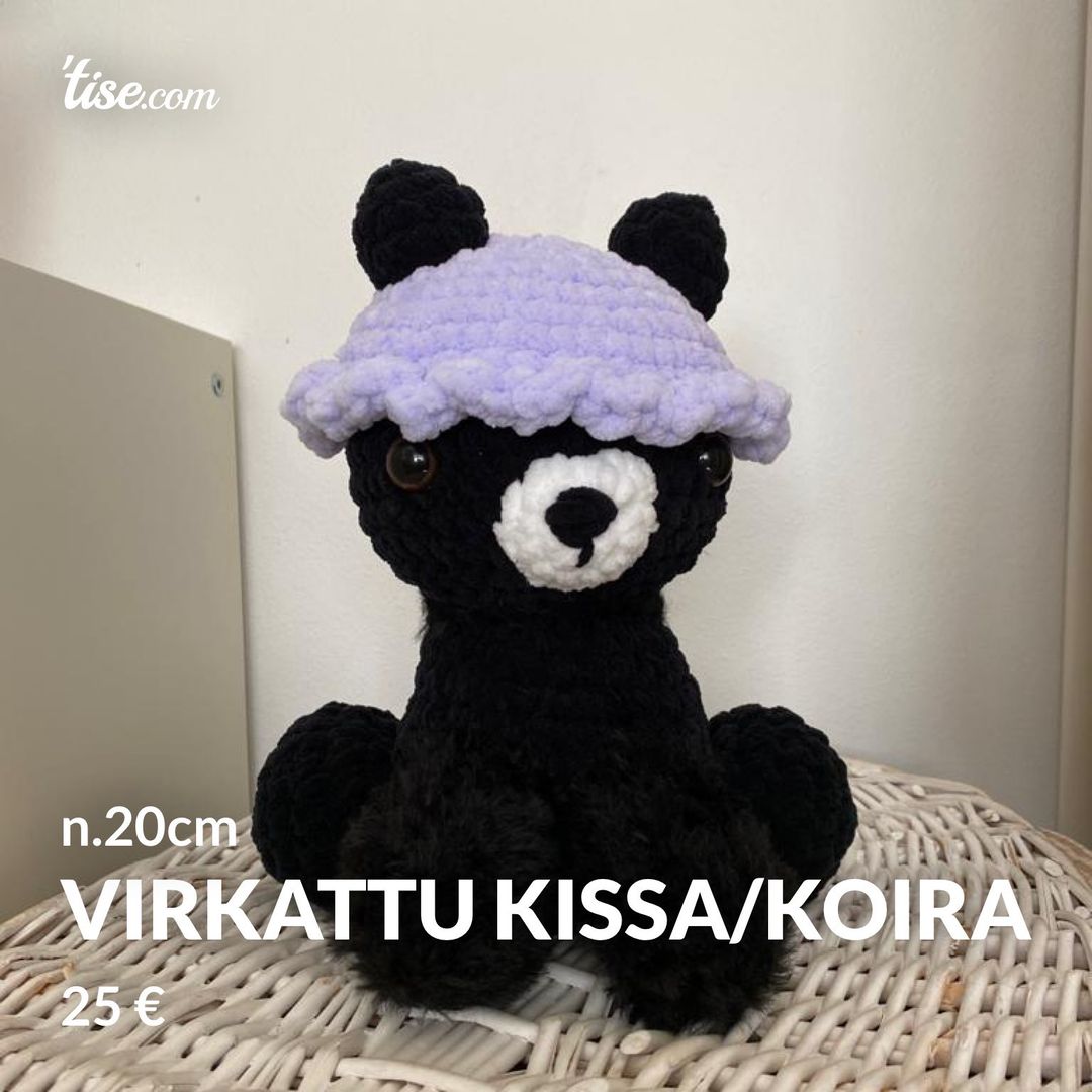 Virkattu kissa/koira