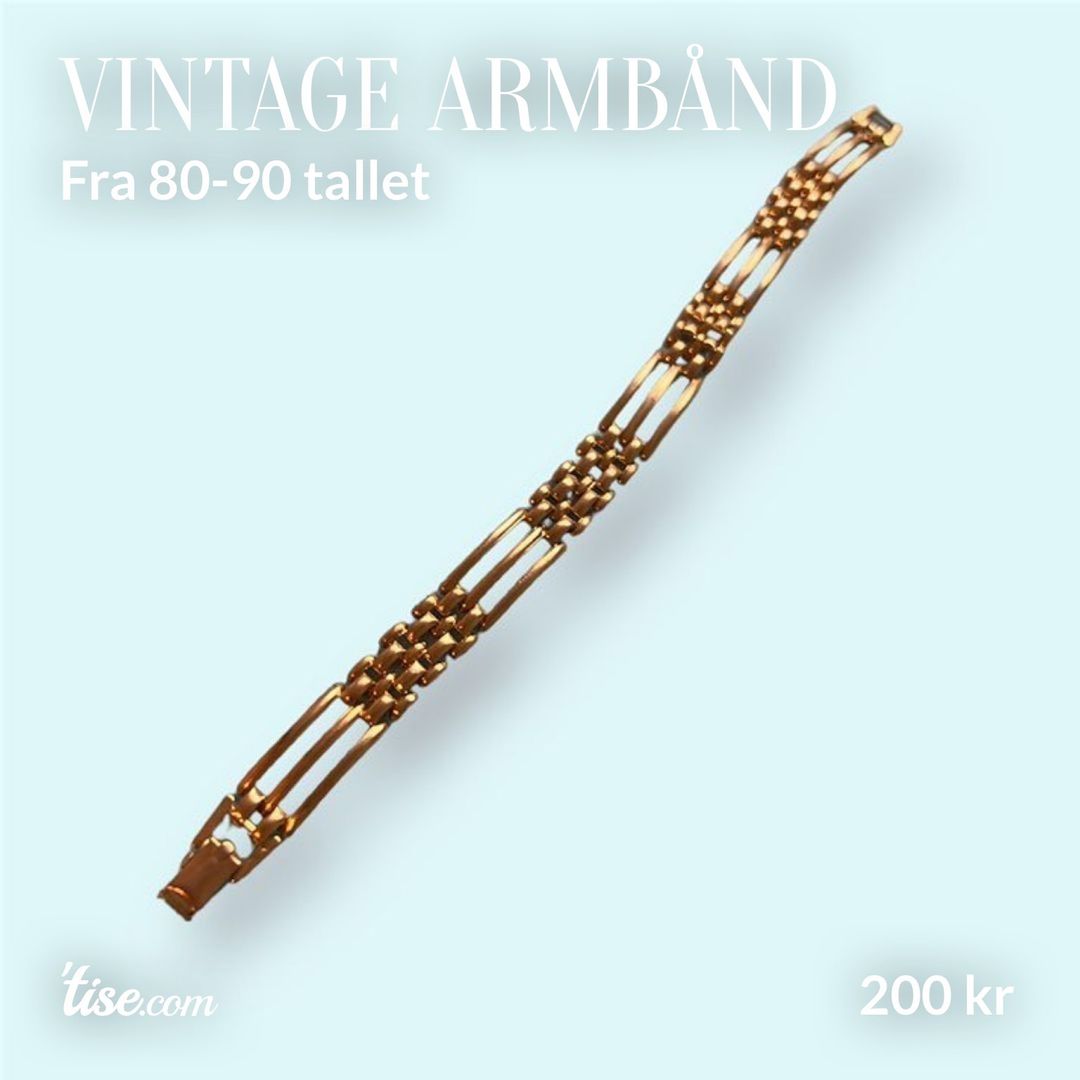 Vintage armbånd