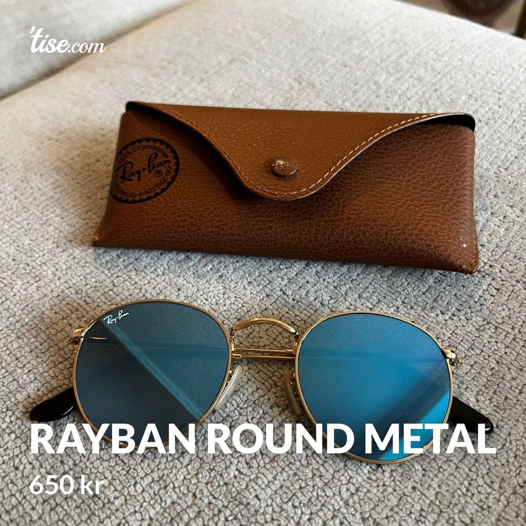 Rayban round metal