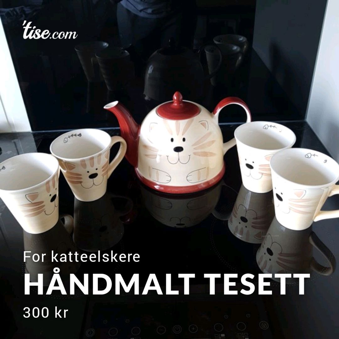 Håndmalt tesett