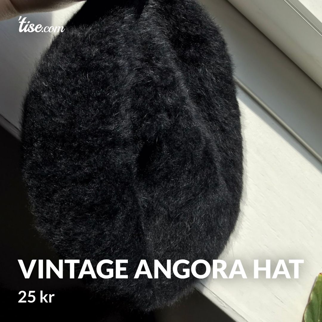 vintage angora hat