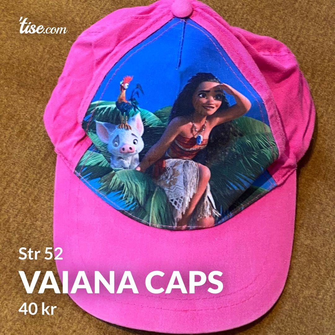 Vaiana caps