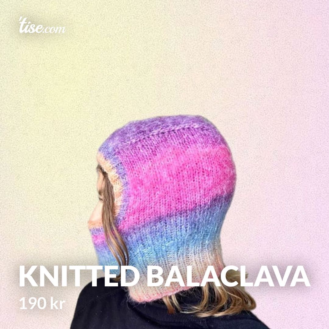 Knitted balaclava