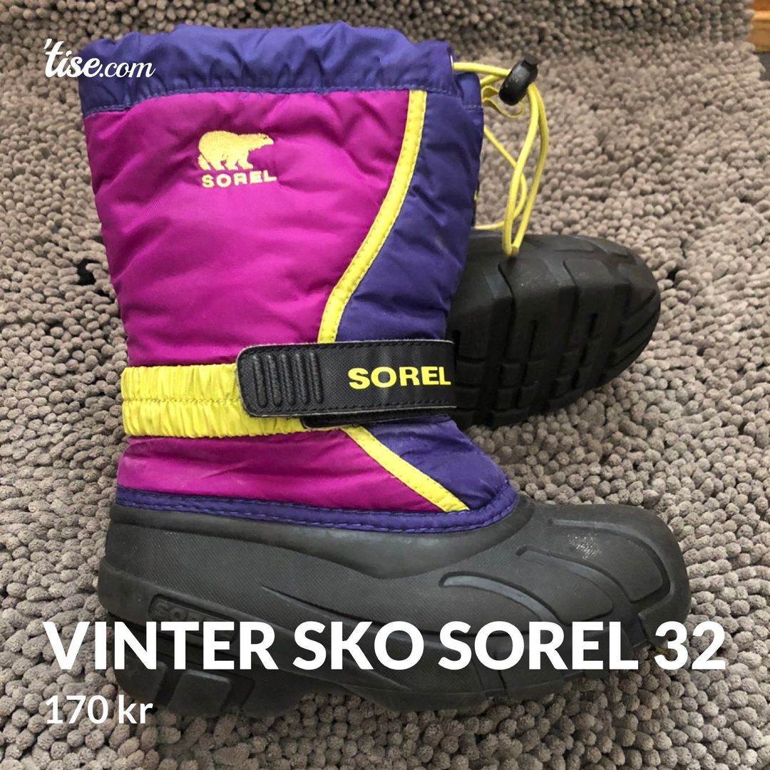 vinter sko sorel 32