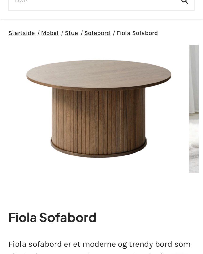 Fiola sofabord