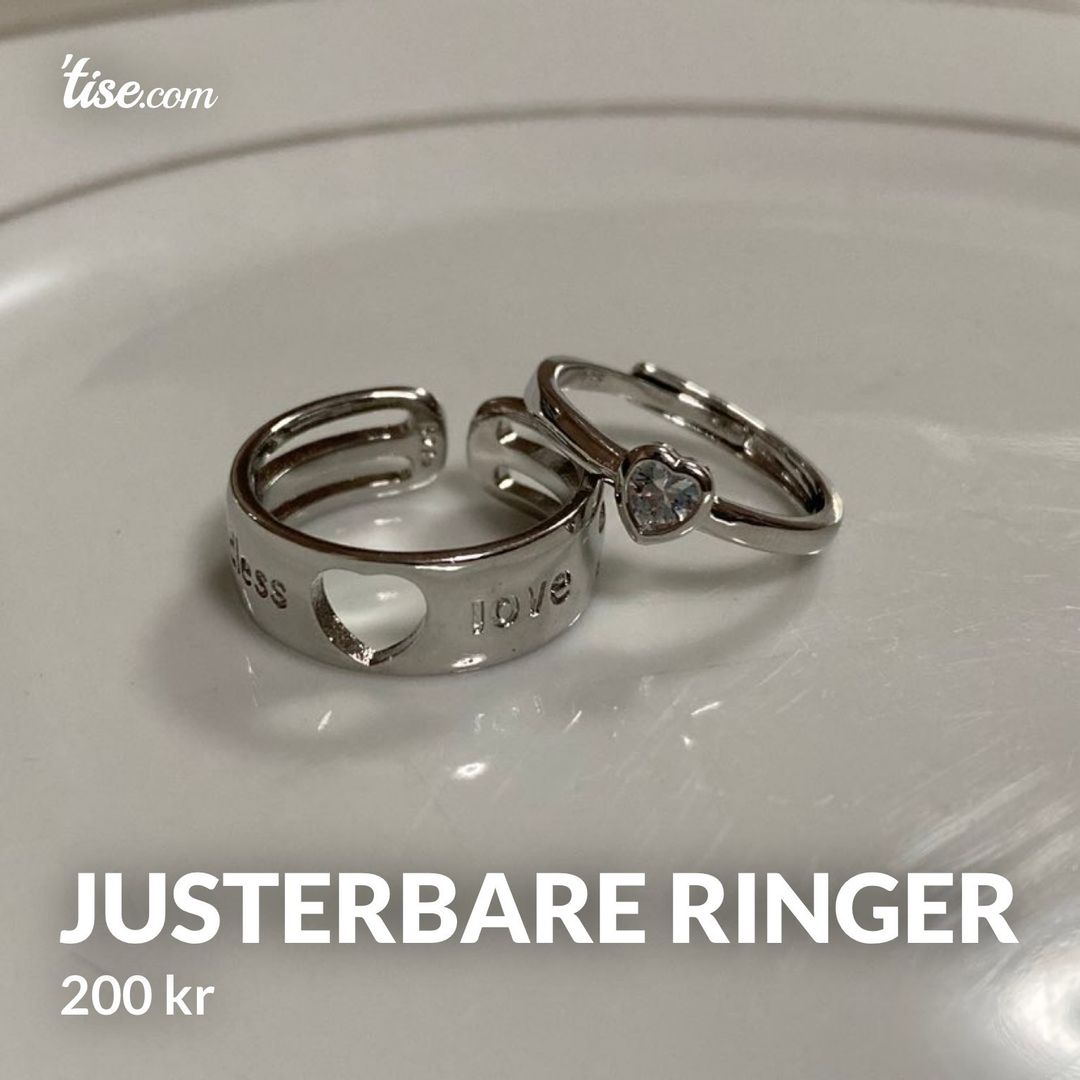 justerbare ringer