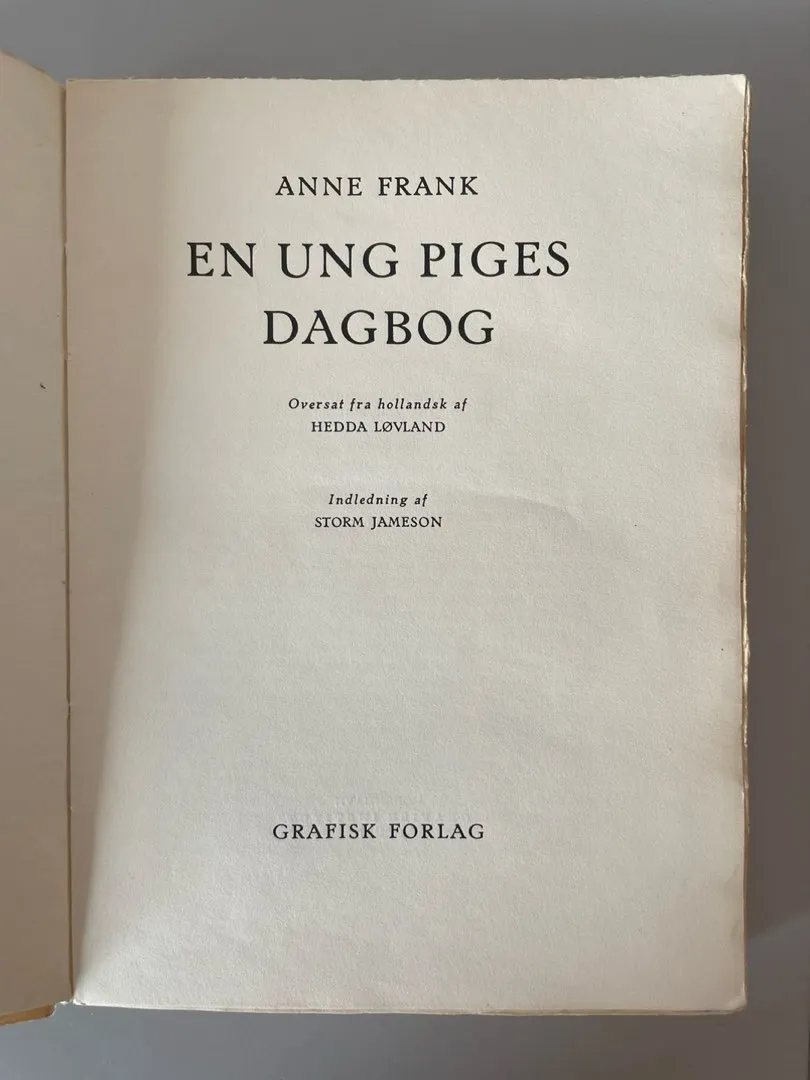 Anne Franks Dagbog