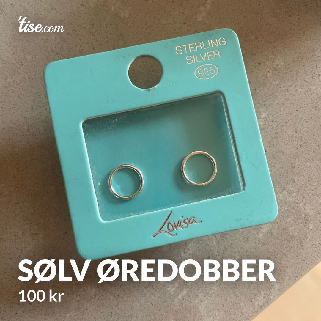 Sølv øredobber