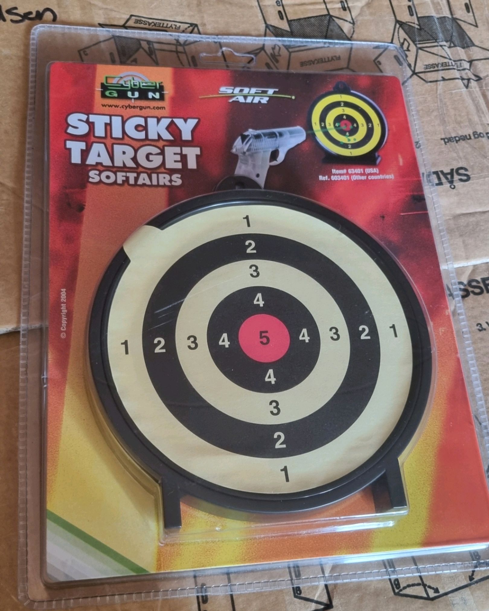 Sticky target