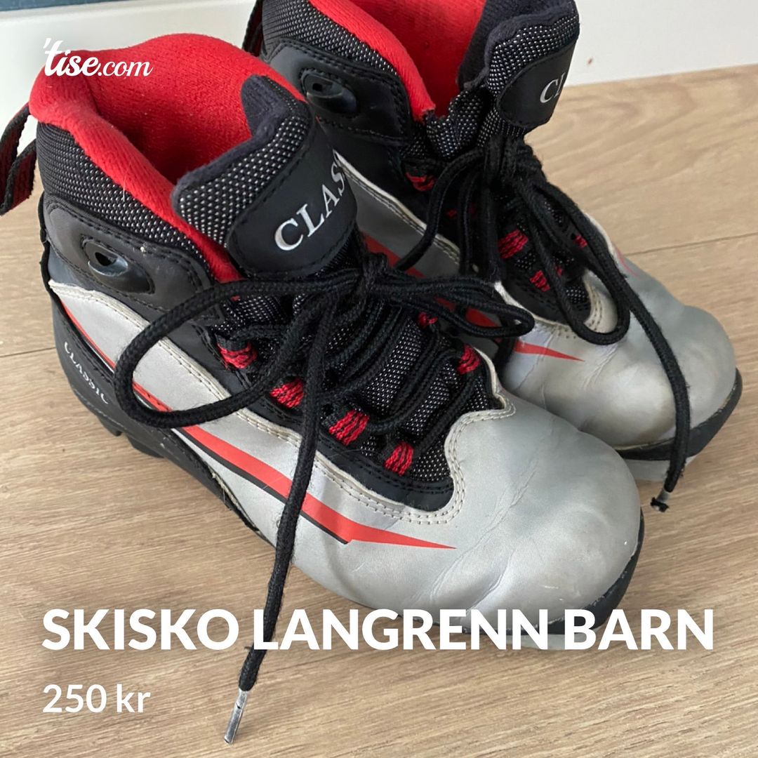 Skisko langrenn barn