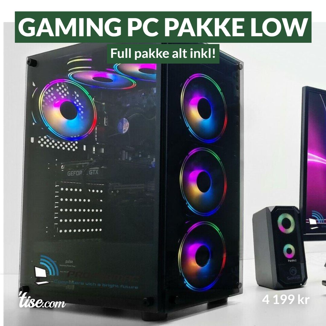 Gaming PC Pakke Low