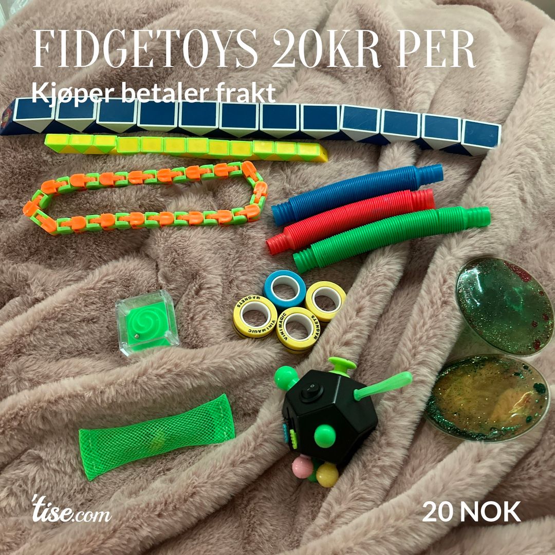 Fidgetoys 20kr per