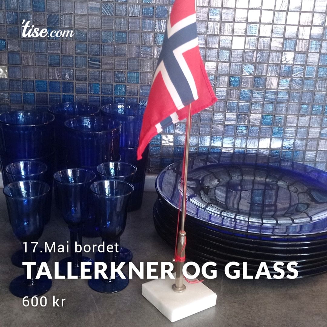 Tallerkner og Glass