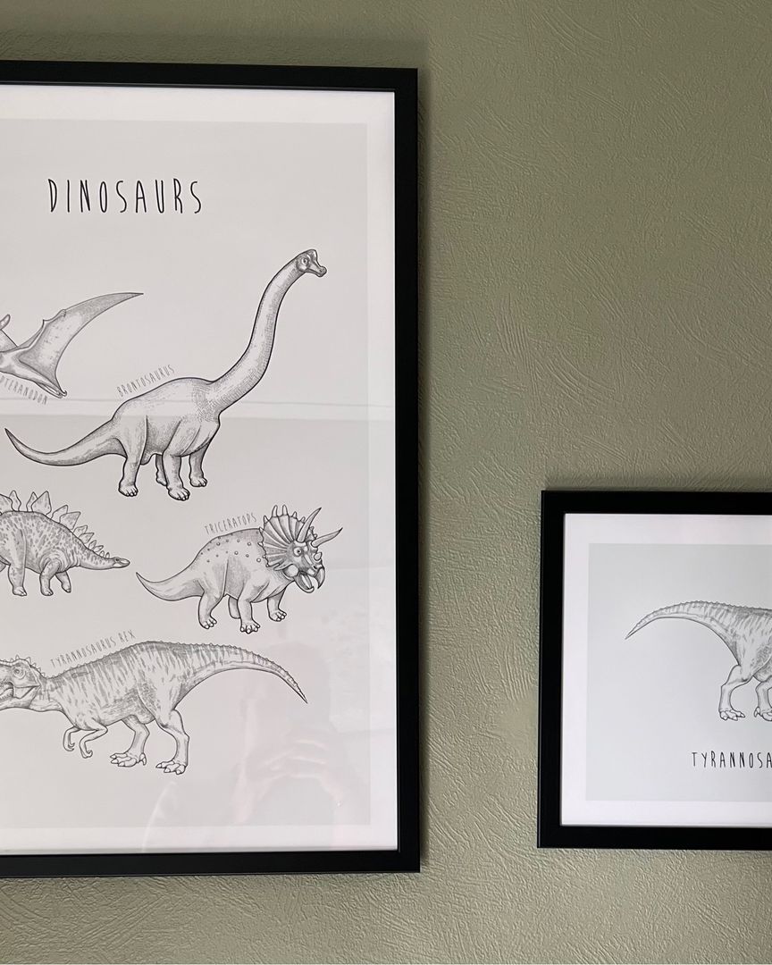 Dinosaur plakater