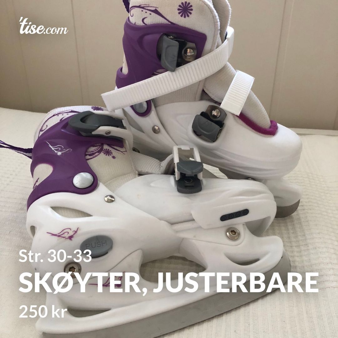 Skøyter justerbare