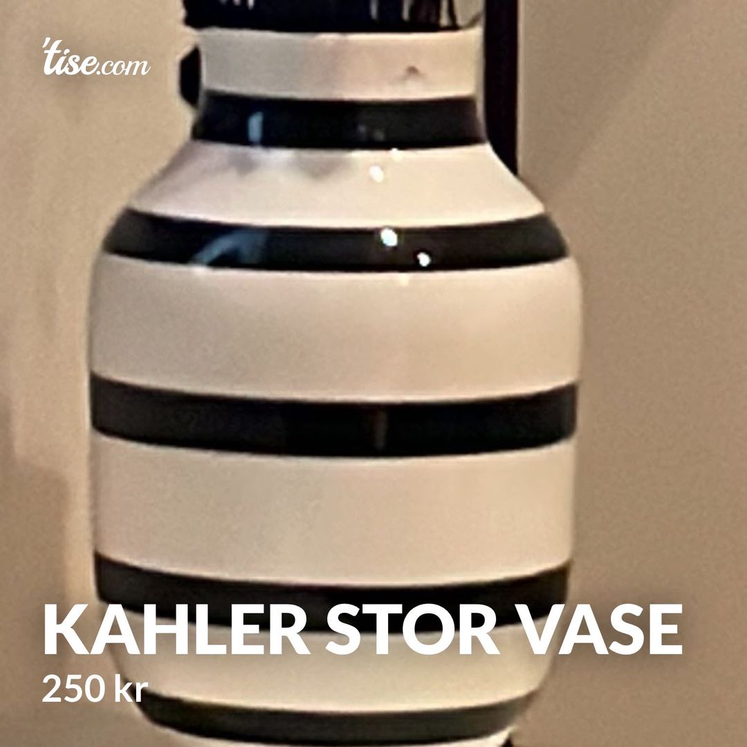 Kahler stor vase