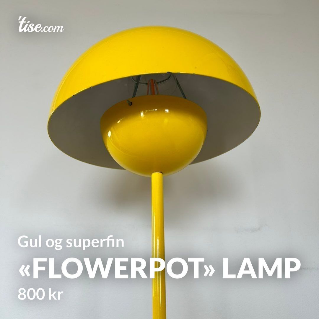 «Flowerpot» lamp