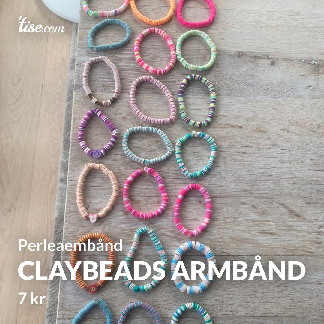 Claybeads armbånd