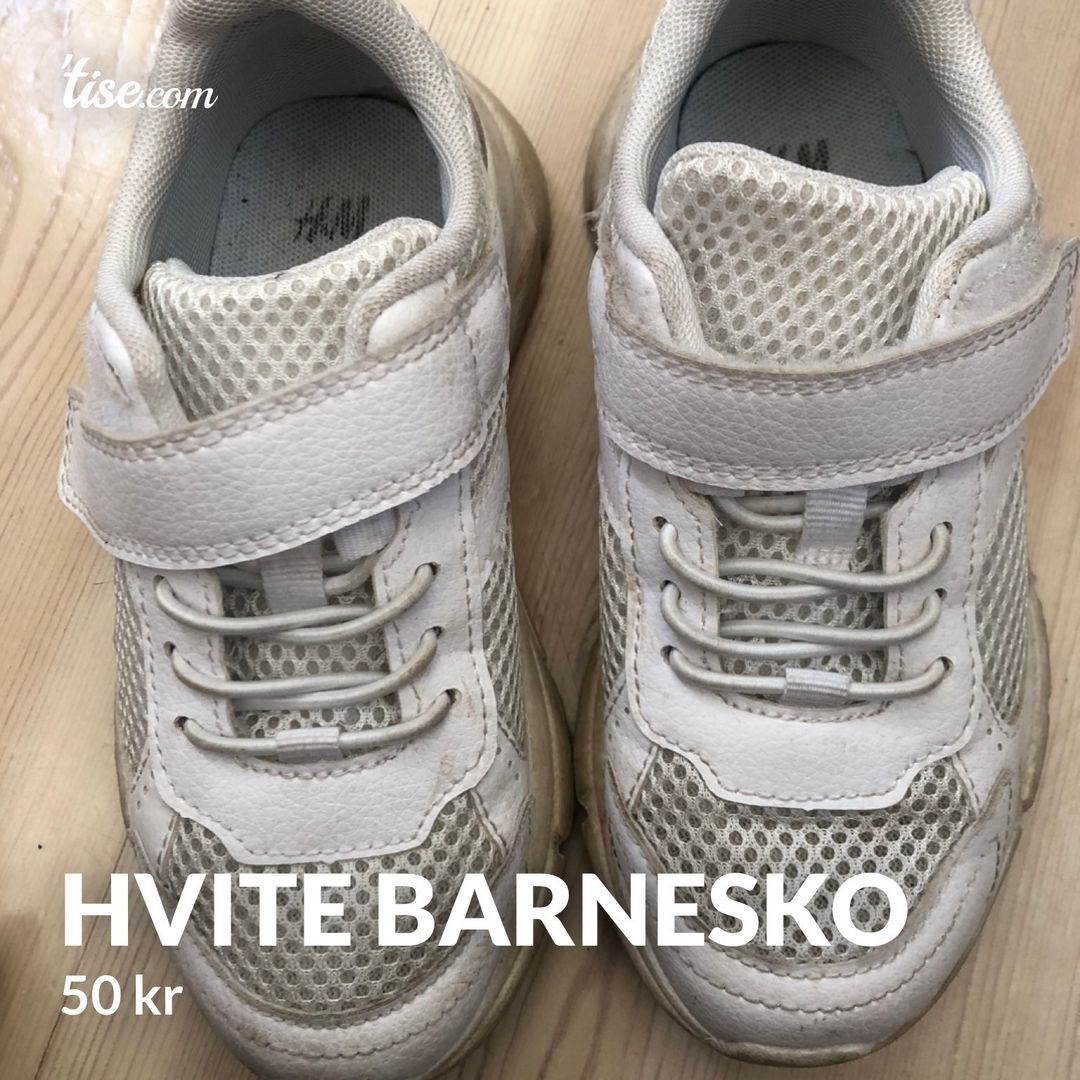 Hvite barnesko