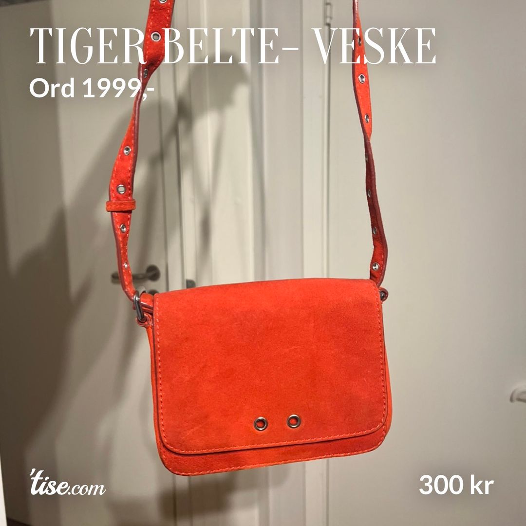 Tiger belte- veske