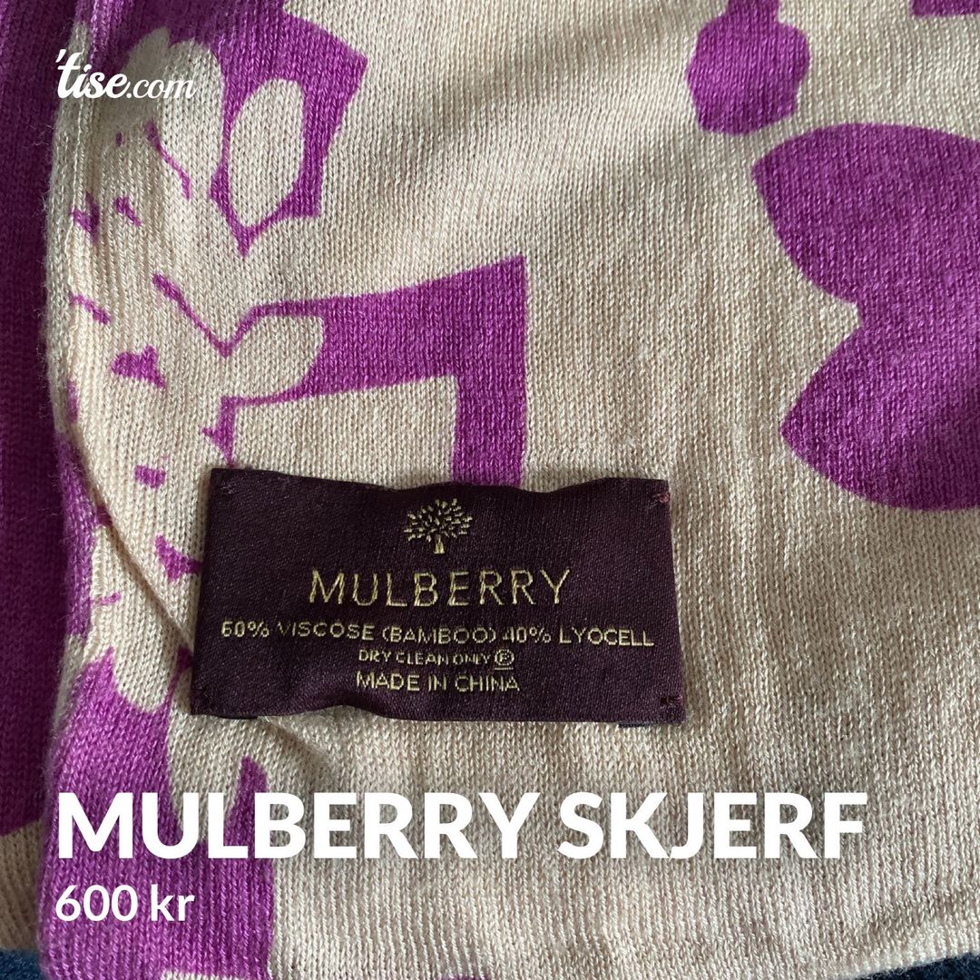 Mulberry skjerf