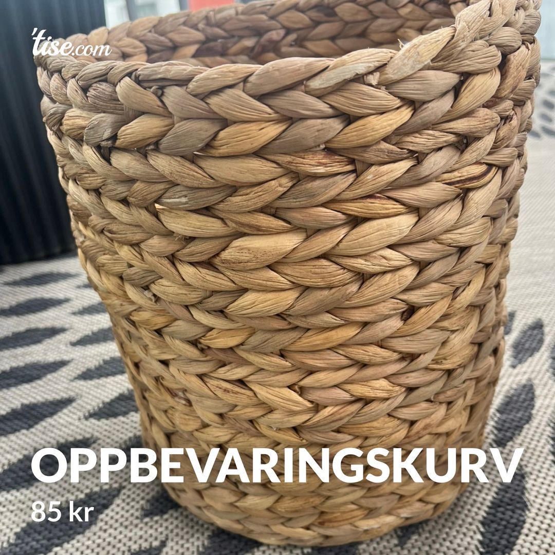 Oppbevaringskurv