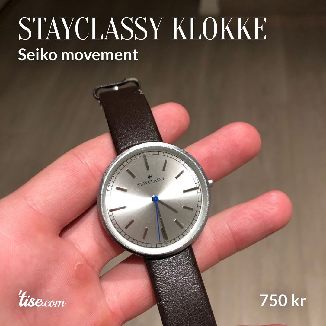 Stayclassy klokke