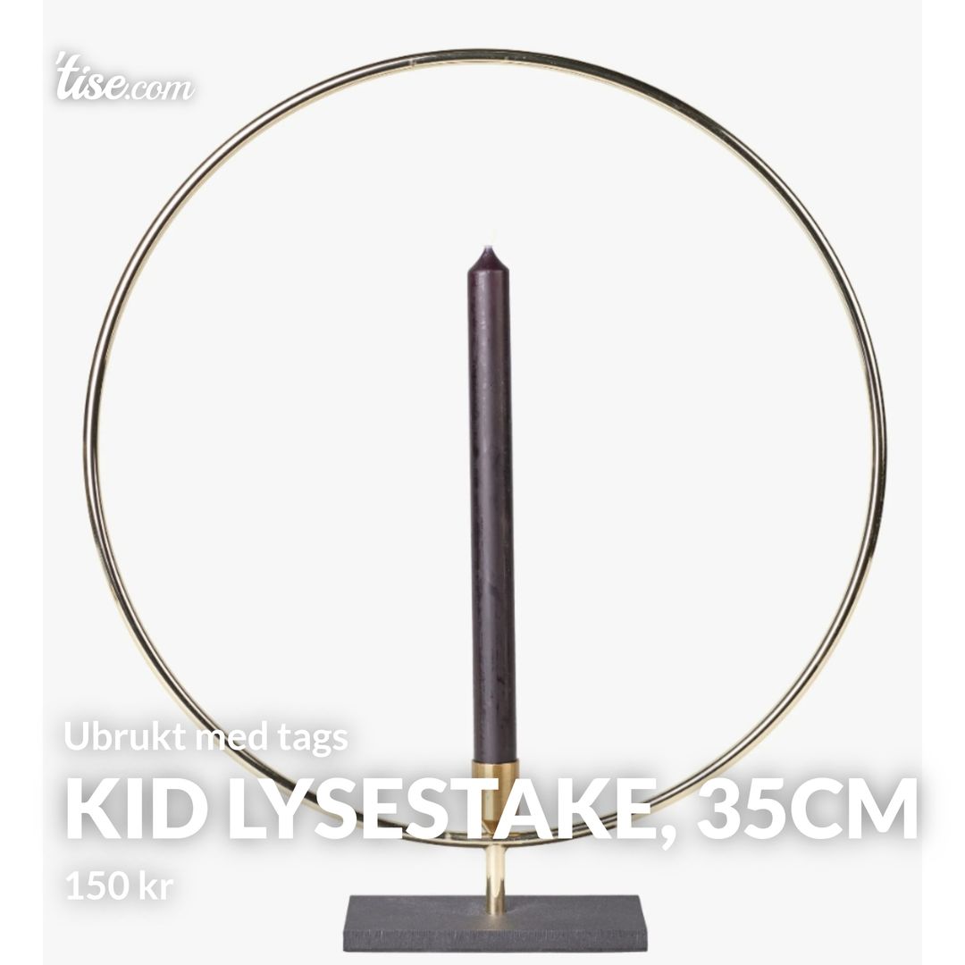 Kid lysestake 35cm