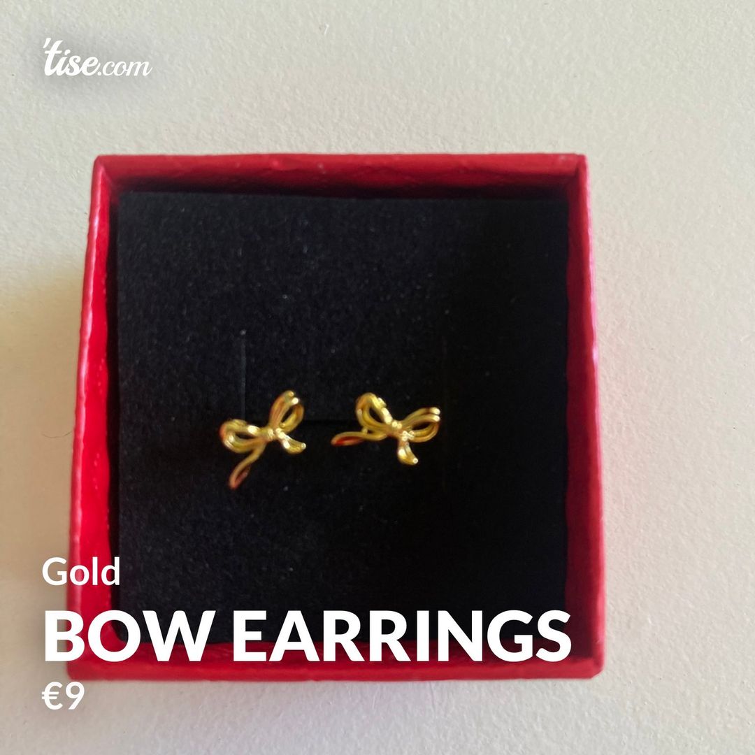 Bow earrings