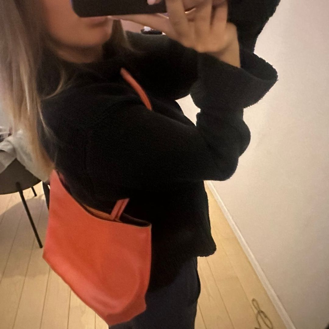 Fin orange taske