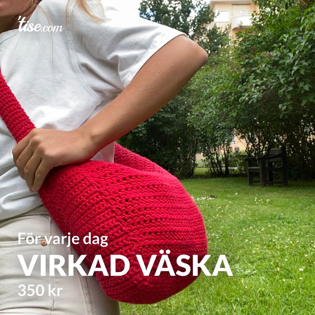 Virkad väska