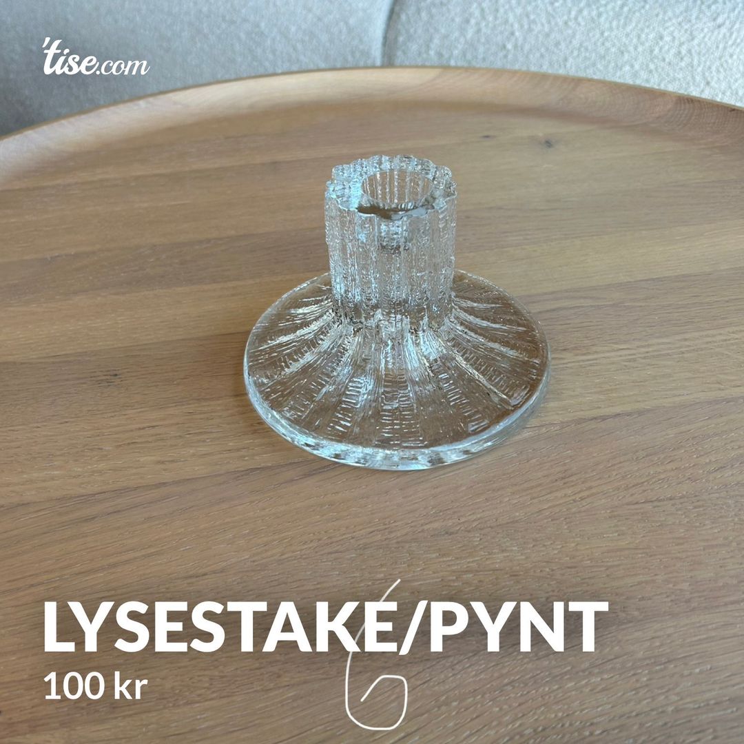 Lysestake/pynt