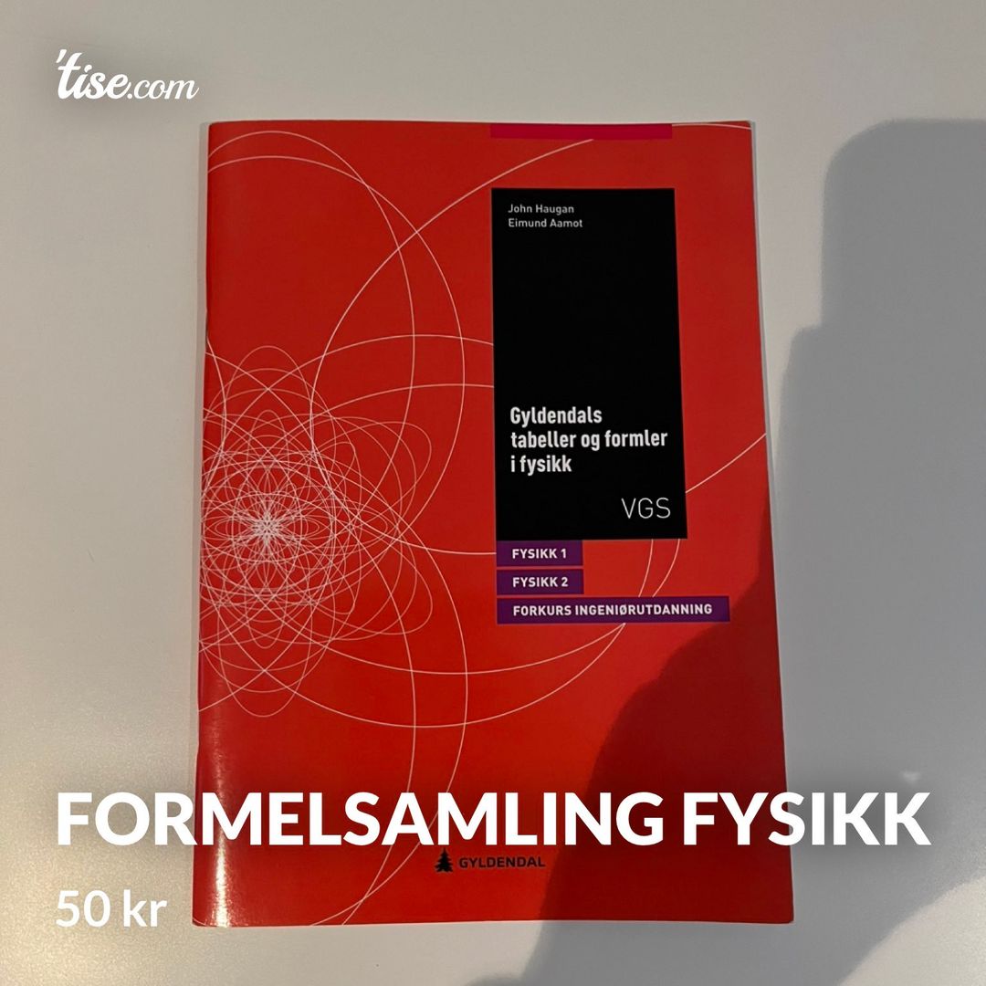 Formelsamling fysikk