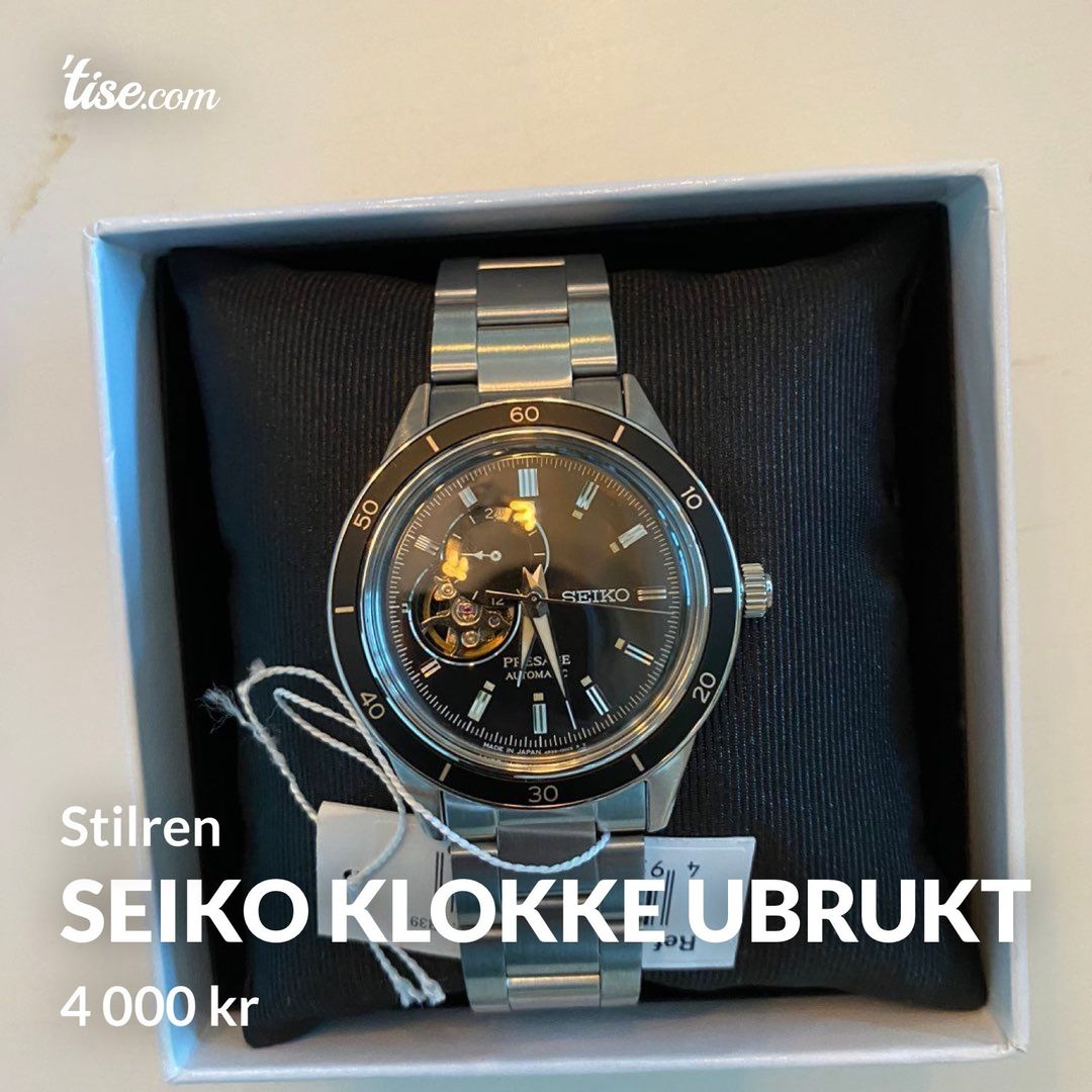 Seiko klokke ubrukt