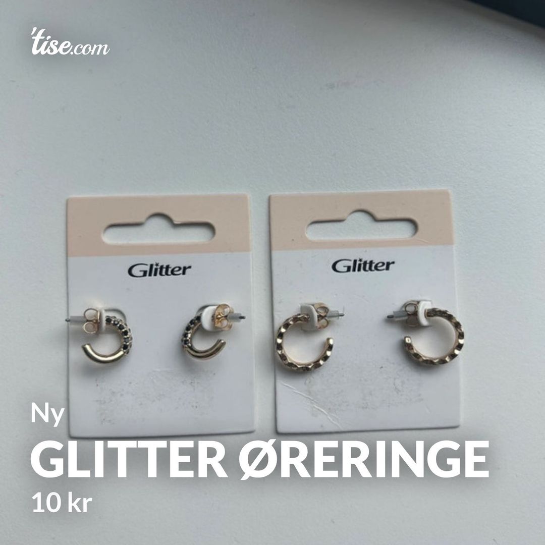 Glitter øreringe