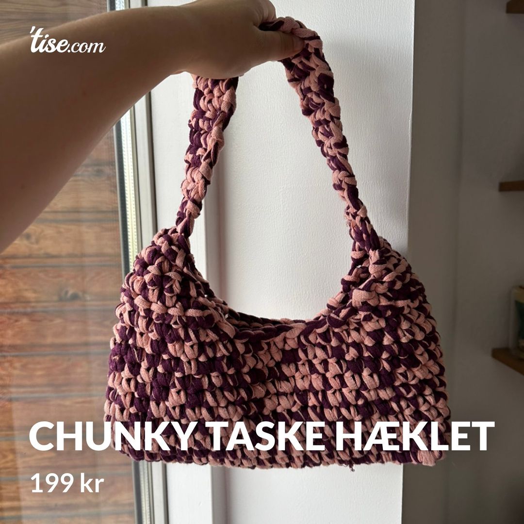 Chunky taske hæklet