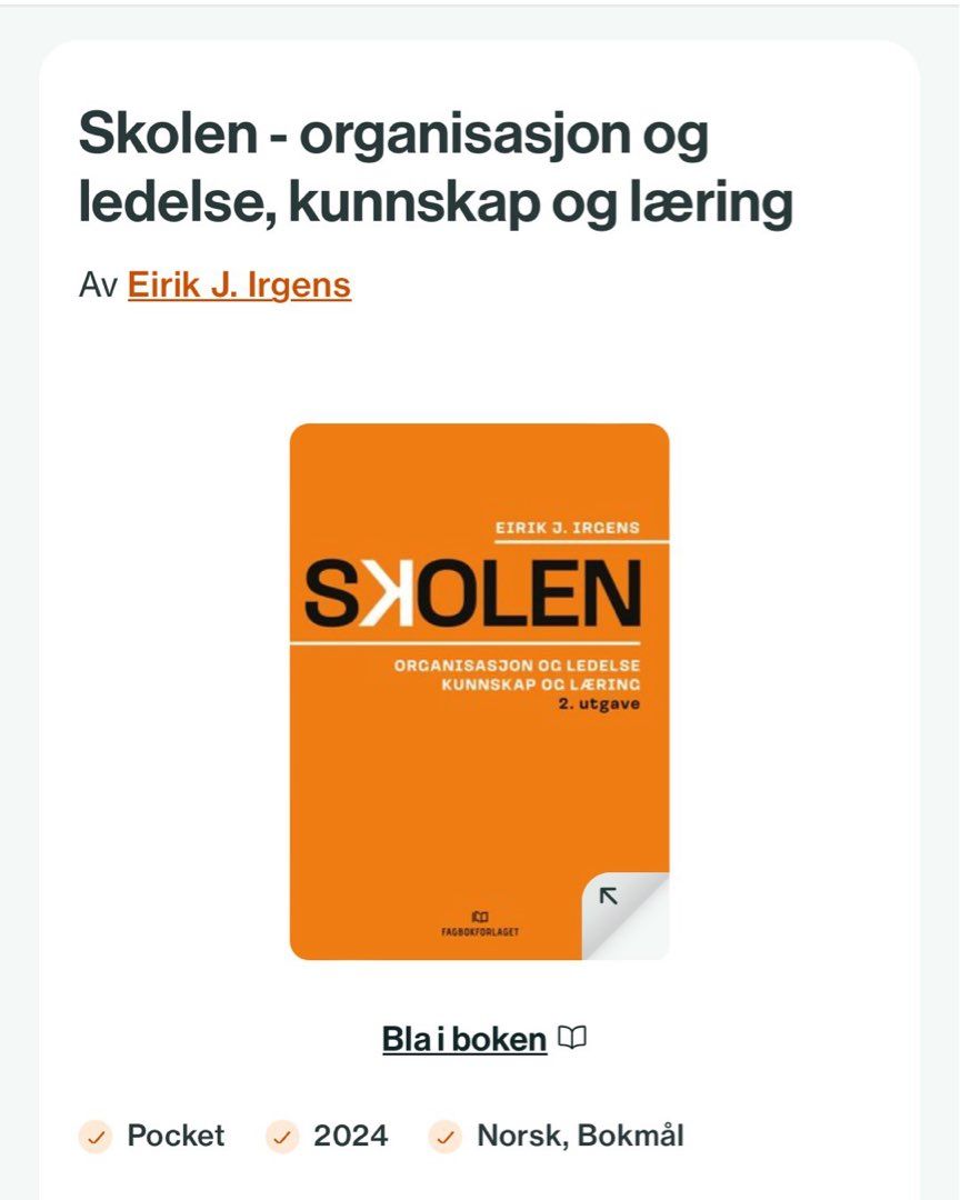 Skolen - organisas