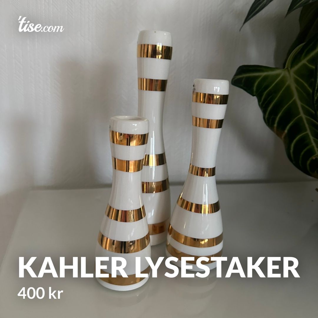 Kahler lysestaker