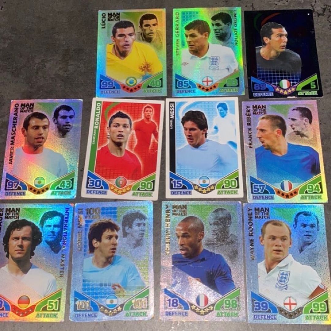 2010 world cup cards