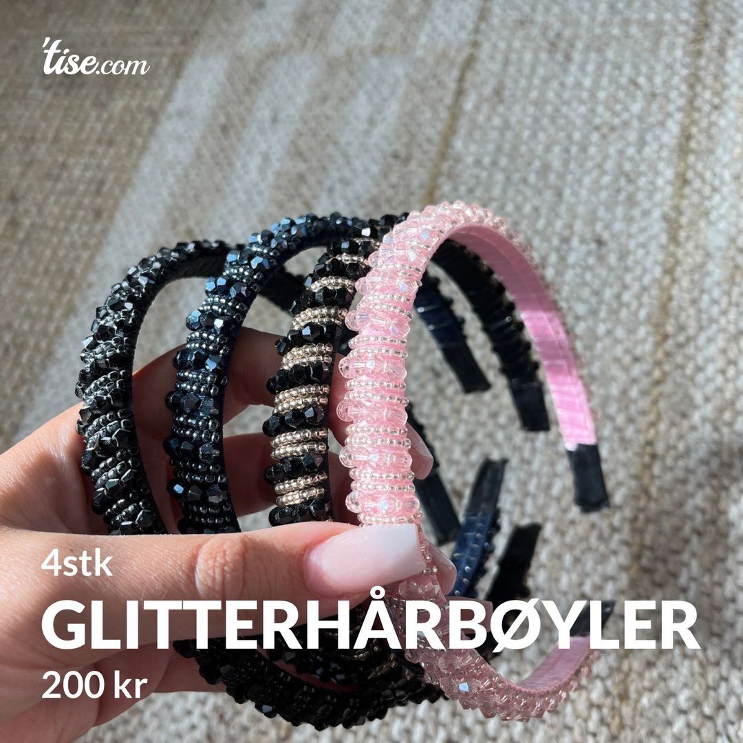 Glitterhårbøyler