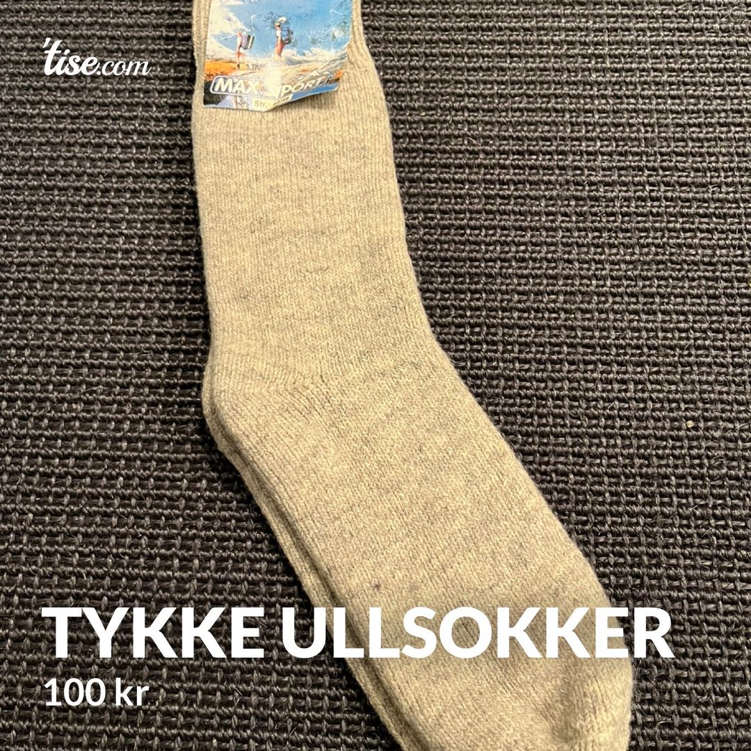 Tykke ullsokker