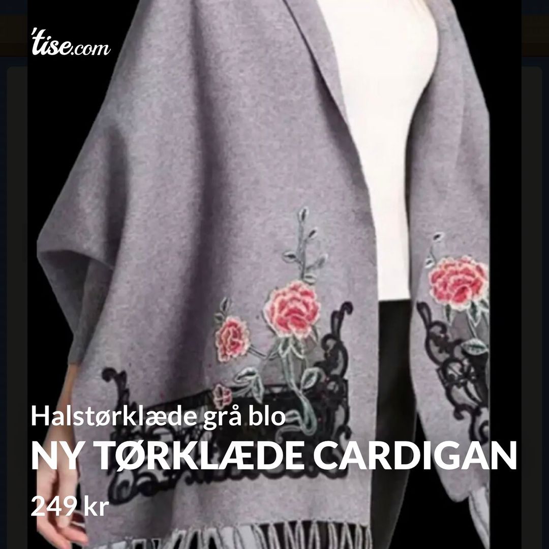 Ny tørklæde cardigan