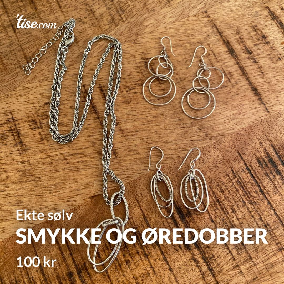 Smykke og øredobber