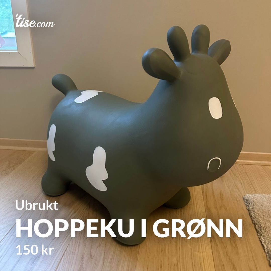 Hoppeku i grønn