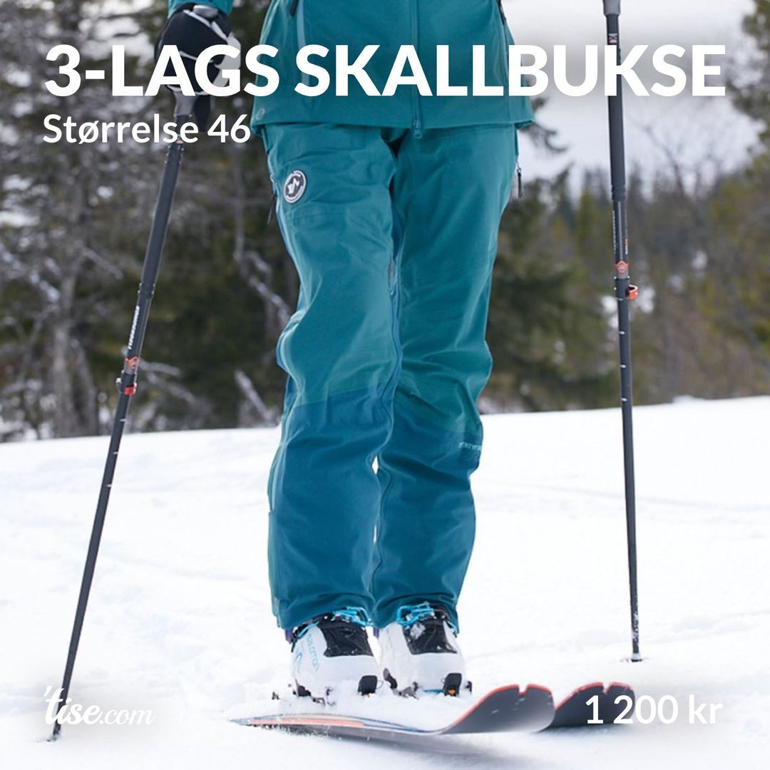 3-lags skallbukse