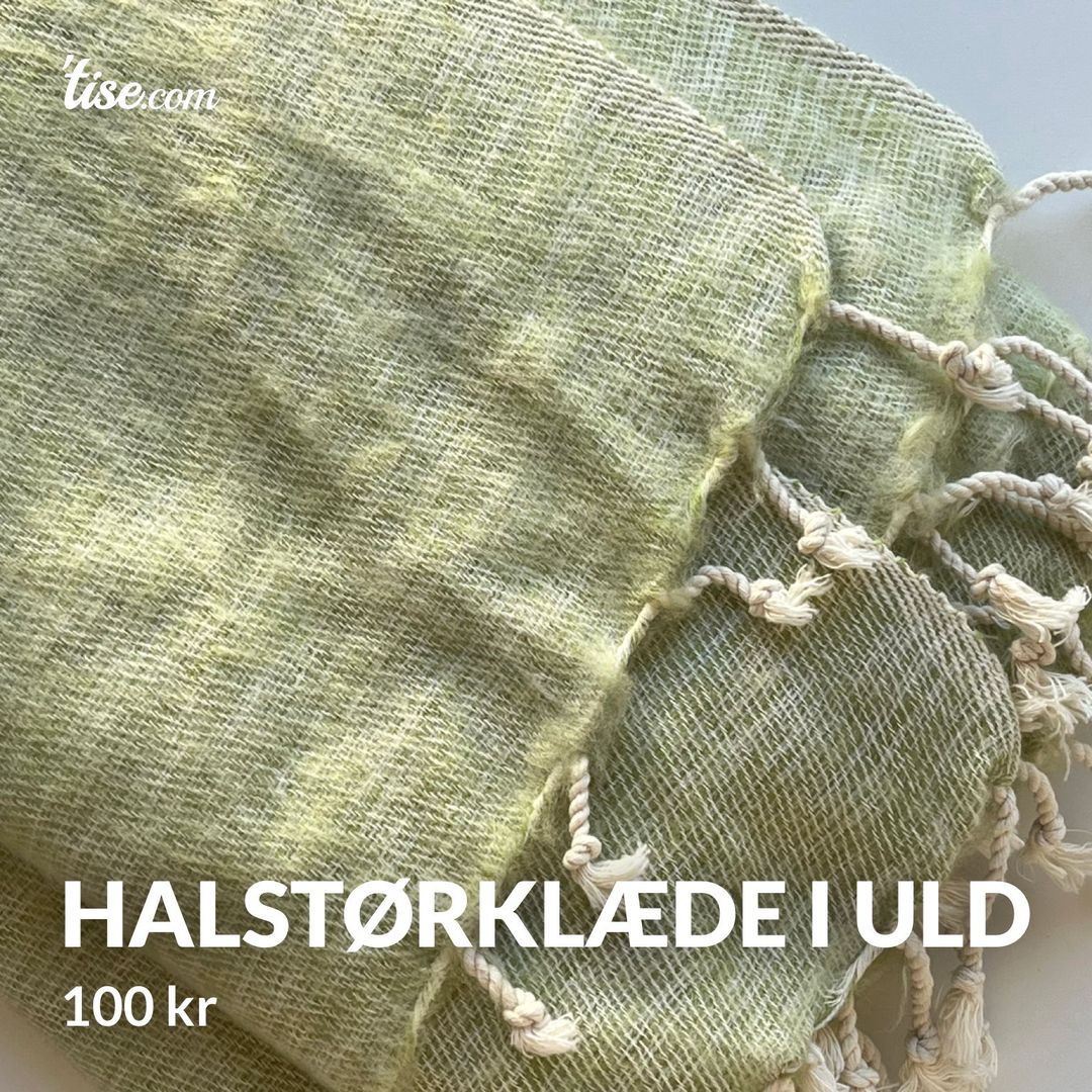 Halstørklæde i uld